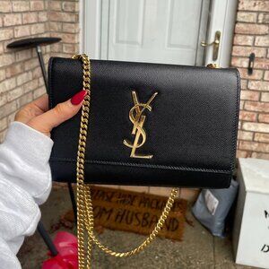 AUTHENTIC SAINT LAURENT KATE SMALL CROSSBODY BAG